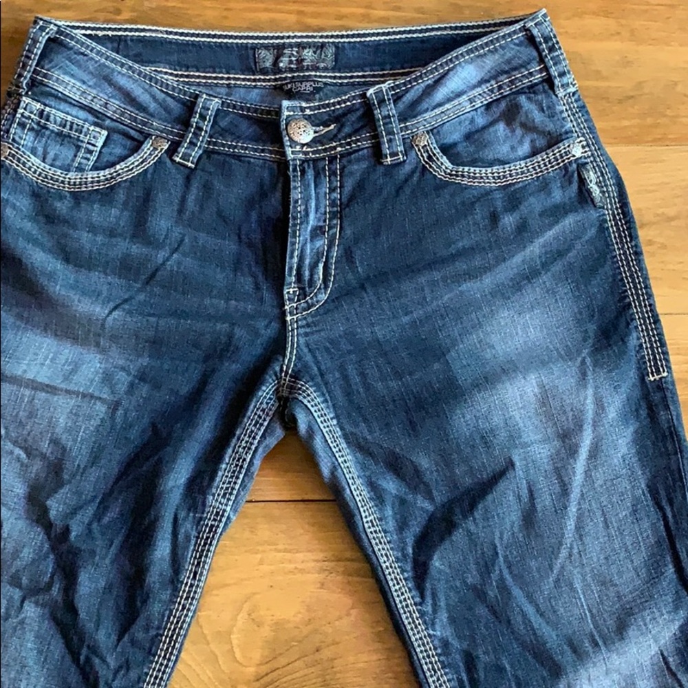 Silver Suki Surplus Capri